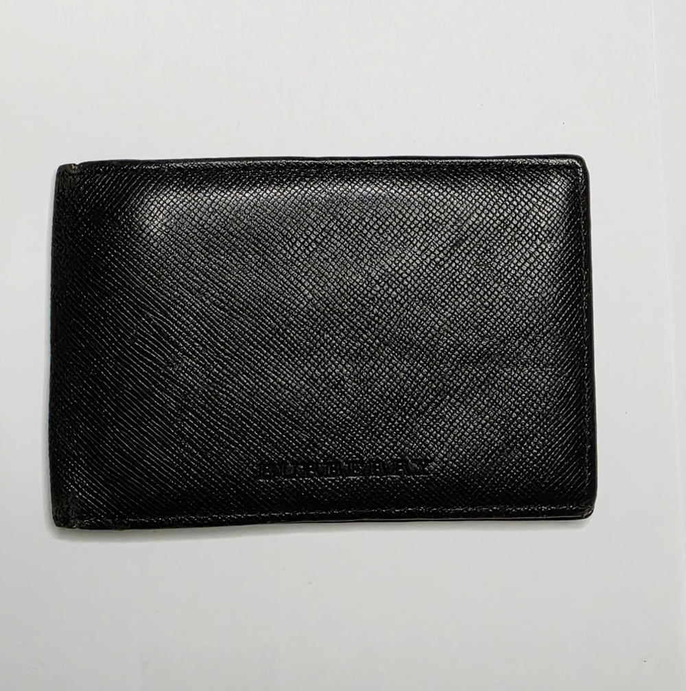 Burberry Black Leather Card Holder